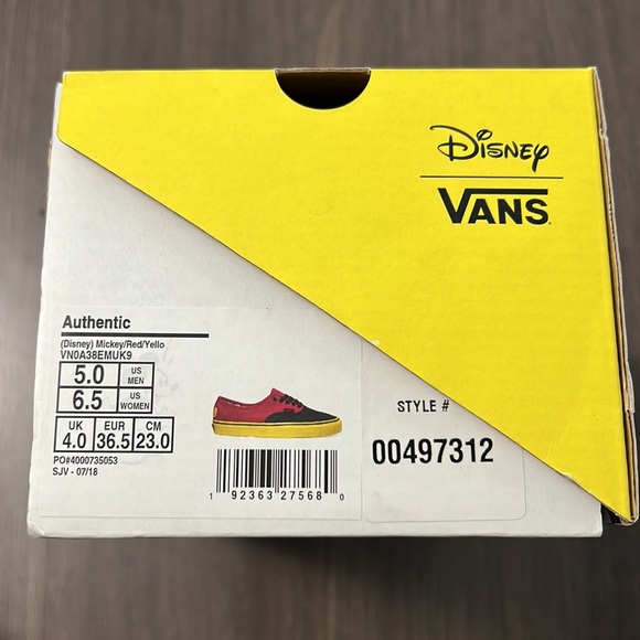 Disney Mickey authentic Vans - Picture 6 of 6